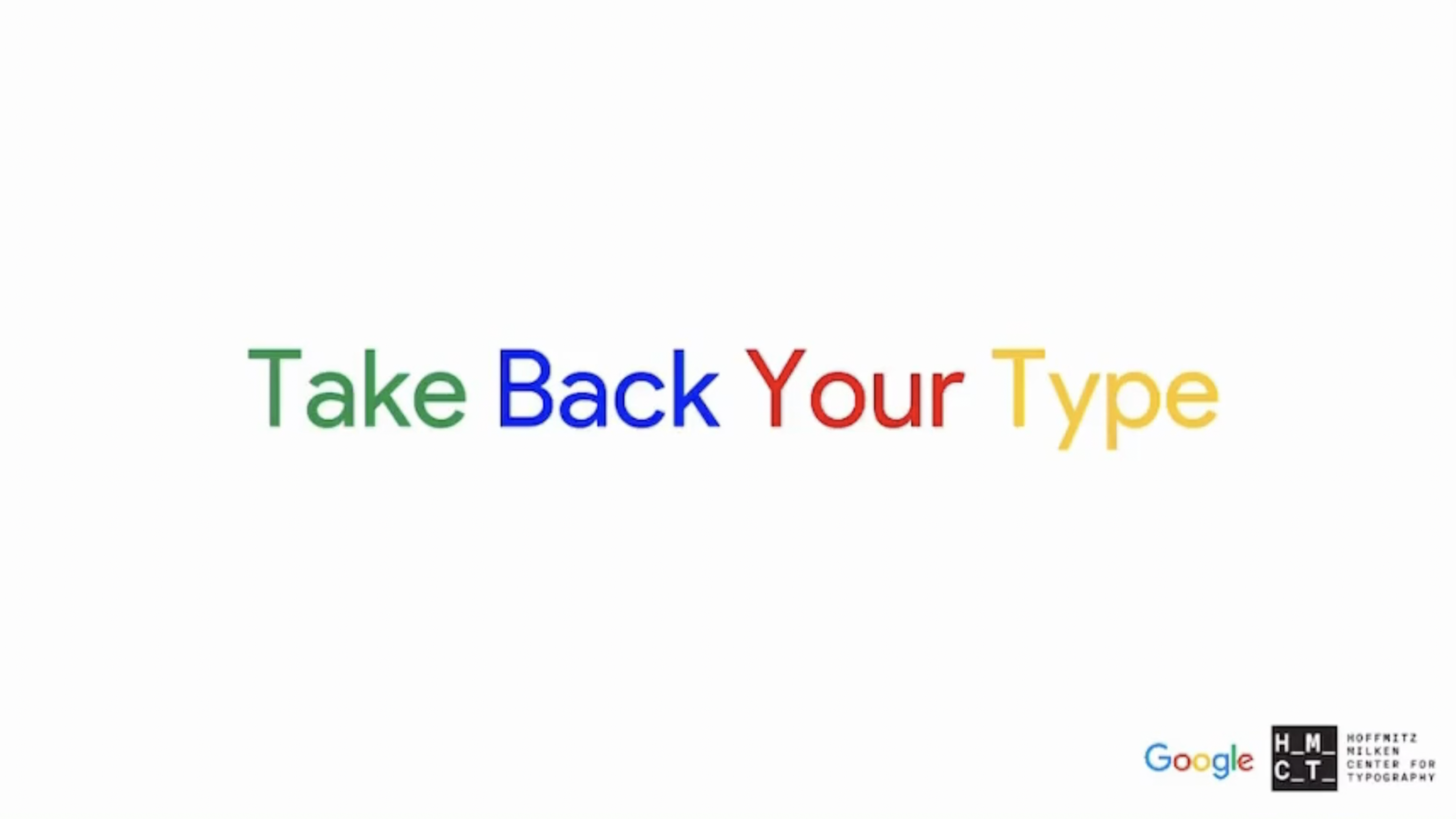 Take Back Your Type